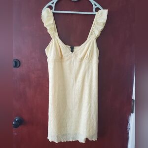 wild fable Pale Yellow Dress